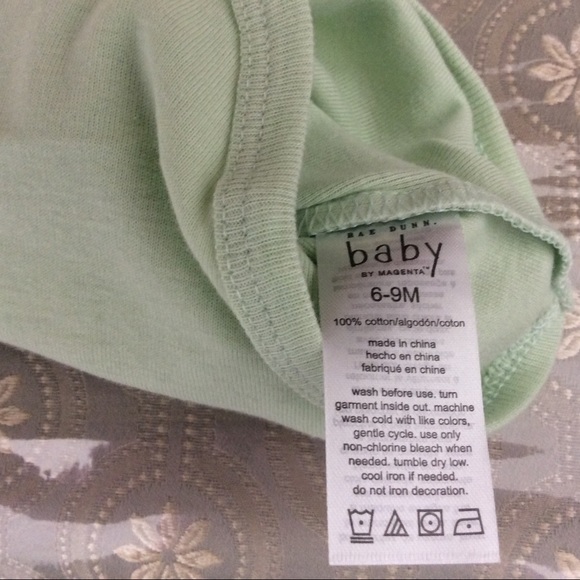 Rae Dunn baby set of 3 onesies - Picture 4 of 6